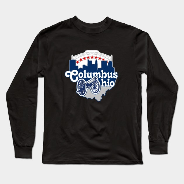 Columbus Ohio Long Sleeve T-Shirt by nickbuccelli